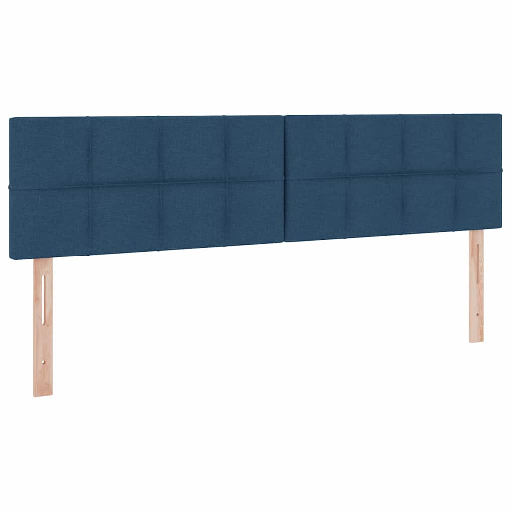 Krevet s prostorom za pohranu s LED-om Plava 160 x 200 cm