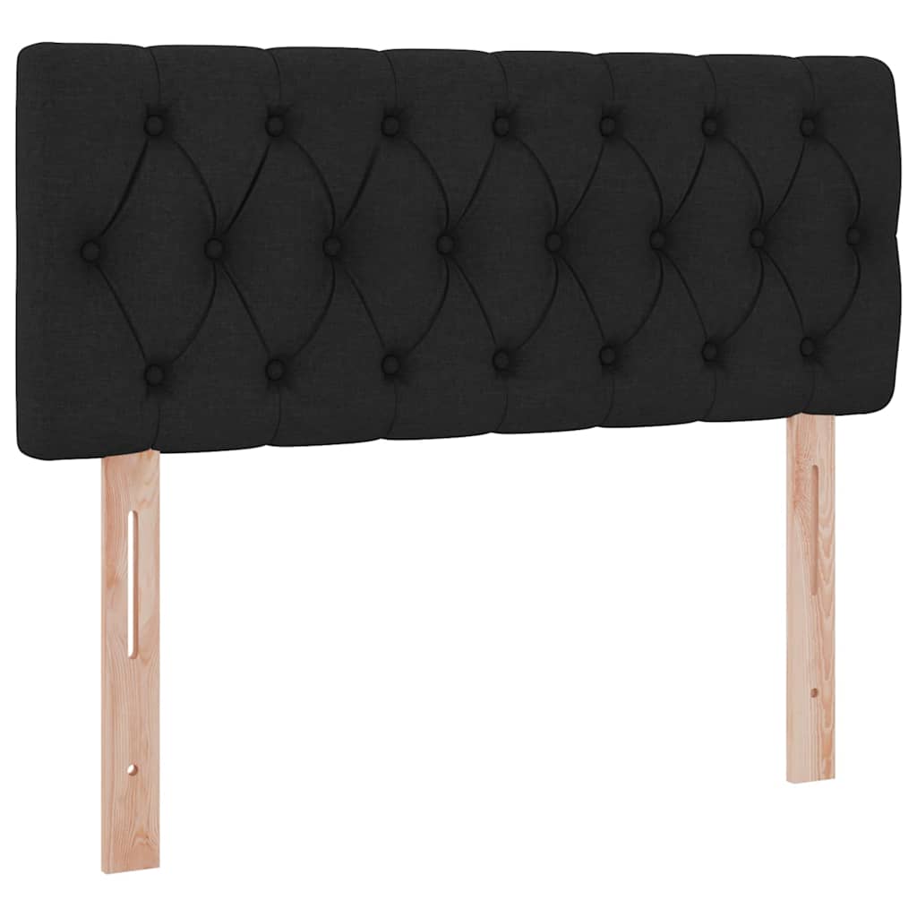 Krevet s prostorom za pohranu s LED-om Crna 120 x 200 cm