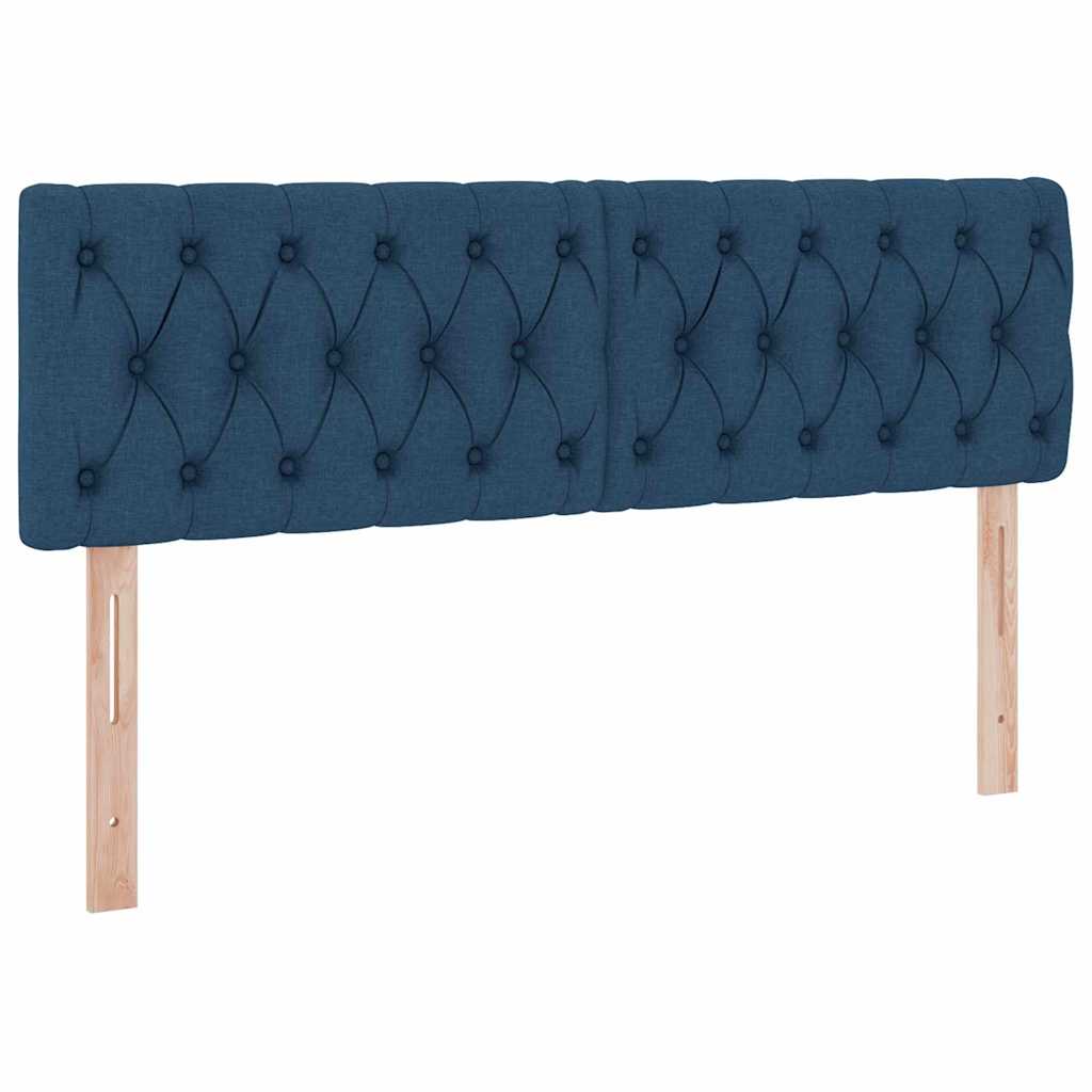 Krevet s prostorom za pohranu s LED-om Plava 140 x 190 cm