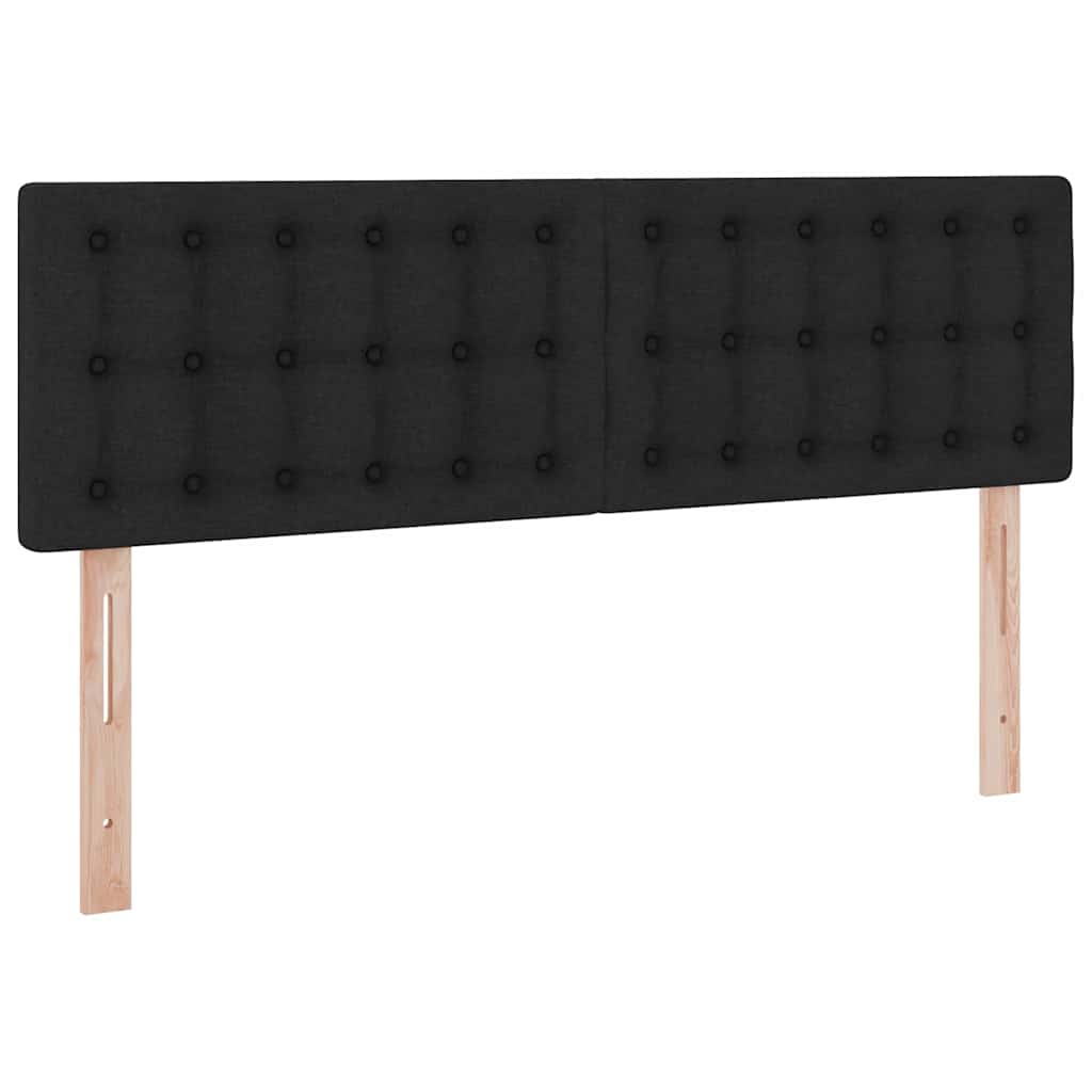 Krevet s prostorom za pohranu s LED-om Crna 140 x 190 cm