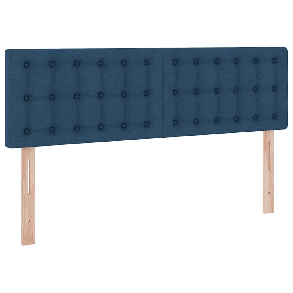 Krevet s prostorom za pohranu s LED-om Plava 140 x 190 cm