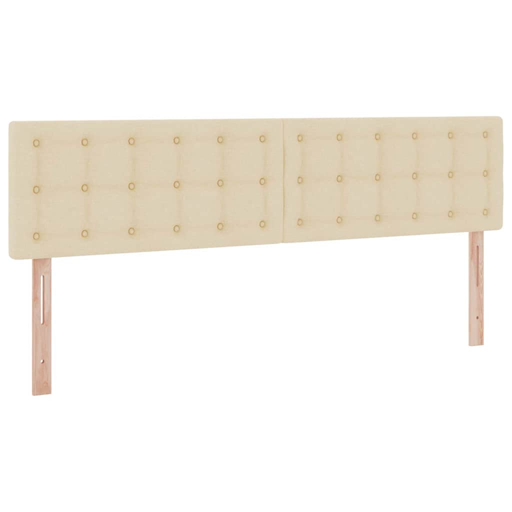 Krevet s prostorom za pohranu s LED-om Krema 180 x 200 cm