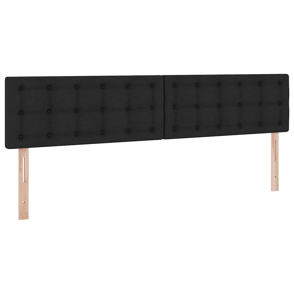 Krevet s prostorom za pohranu s LED-om Crna 200 x 200 cm