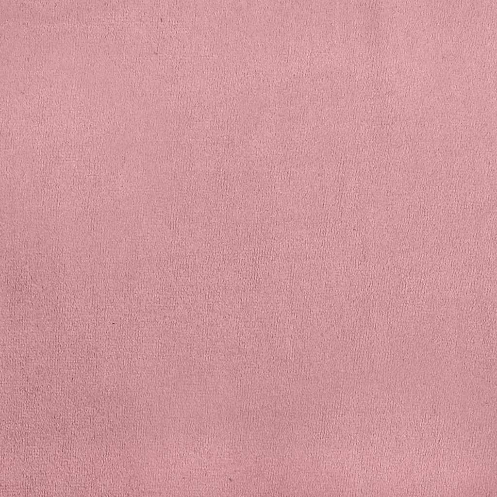 LED krevet za pohranu s madracem Ružičasta 90 x 200 cm Baršun