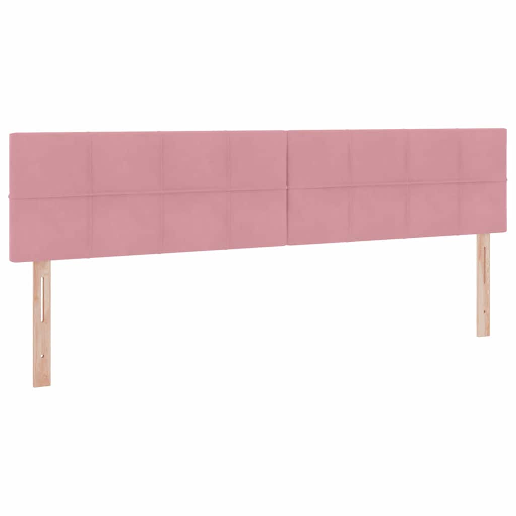 Krevet s prostorom za pohranu s LED-om Ružičasta 200 x 200 cm