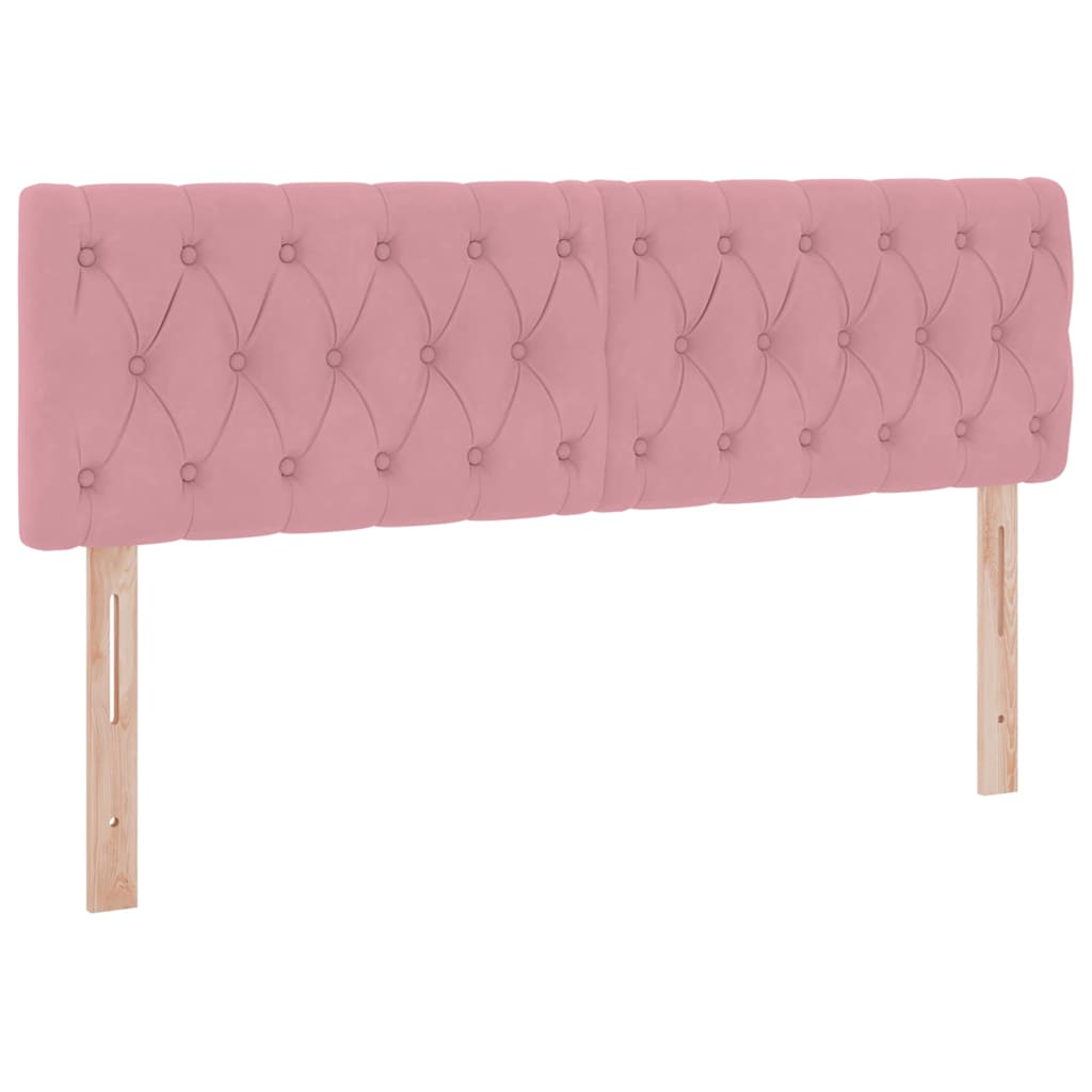 Krevet s prostorom za pohranu s LED-om Ružičasta 140 x 190 cm