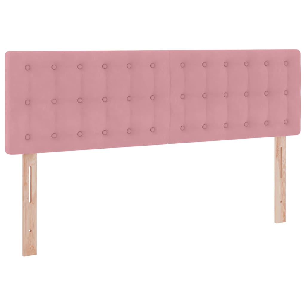 Krevet s prostorom za pohranu s LED-om Ružičasta 140 x 200 cm