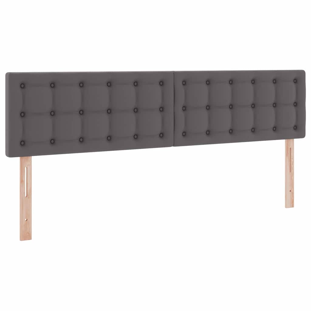 Krevet s prostorom za pohranu s LED-om Siva 200 x 200 cm