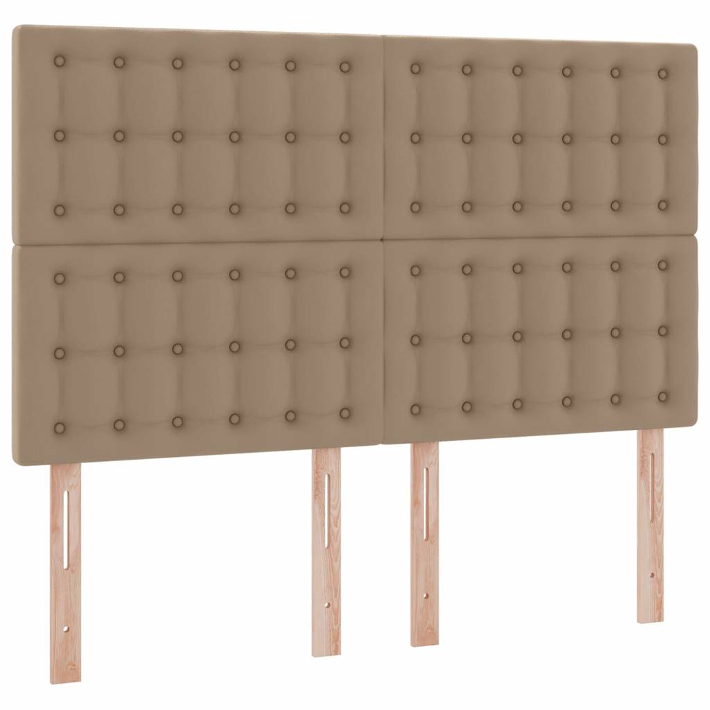 Krevet s od storage s madracem Kapućino 140 x 200 cm Lažna koža