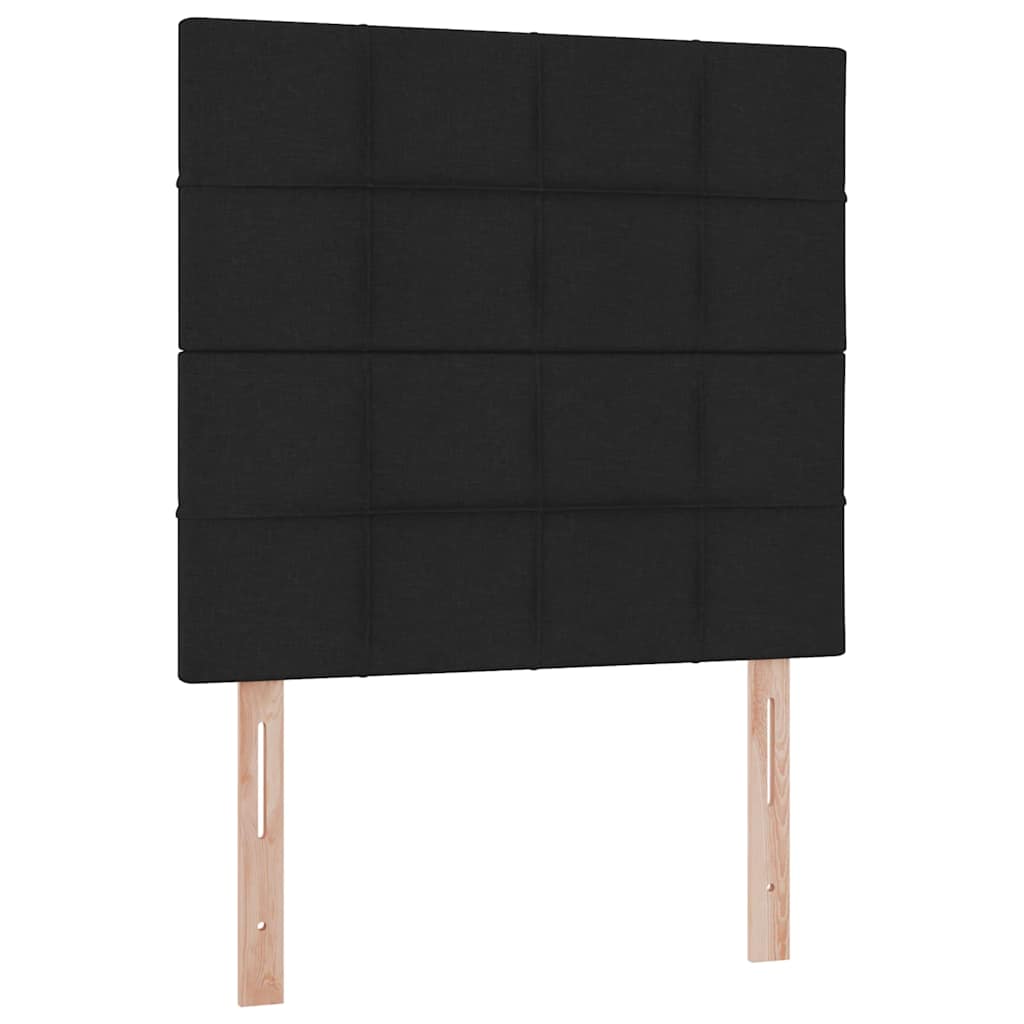 Krevet s madracem i skladištem Crna 100 x 200 cm Poliester