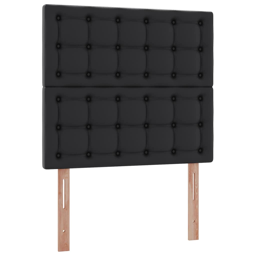 Krevet s prostorom za pohranu s LED-om Crna 90 x 200 cm