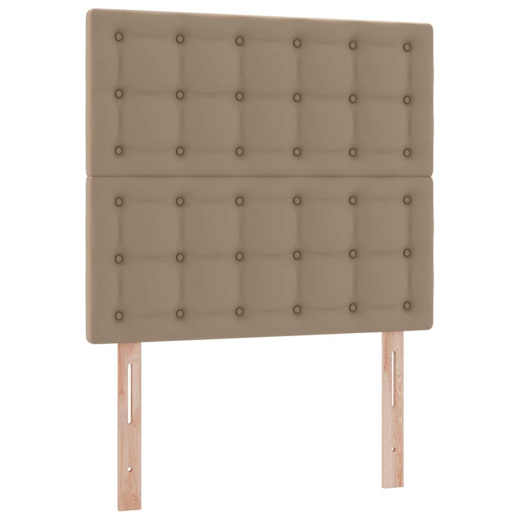 Krevet s prostorom za pohranu s LED-om Kapućino 90 x 200 cm