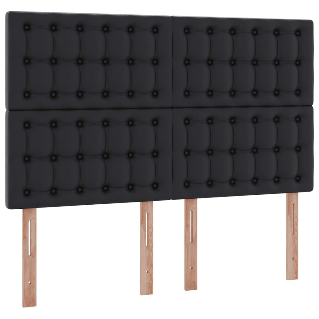 Krevet s prostorom za pohranu s LED-om Crna 140 x 200 cm