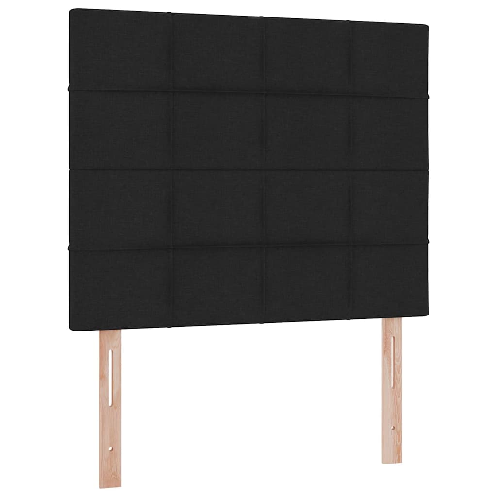 Krevet s prostorom za pohranu s LED-om Crna 120 x 200 cm
