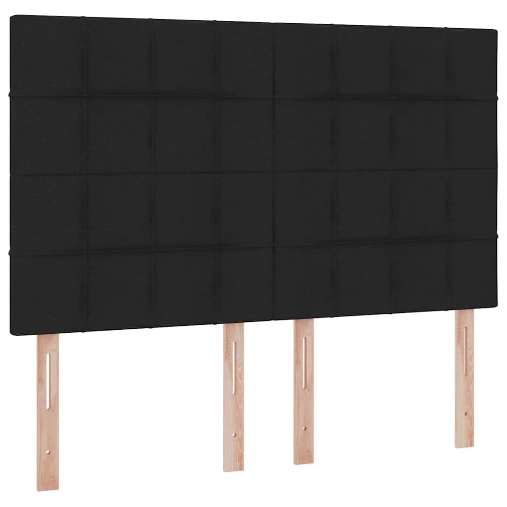 Krevet s prostorom za pohranu s LED-om Crna 140 x 200 cm