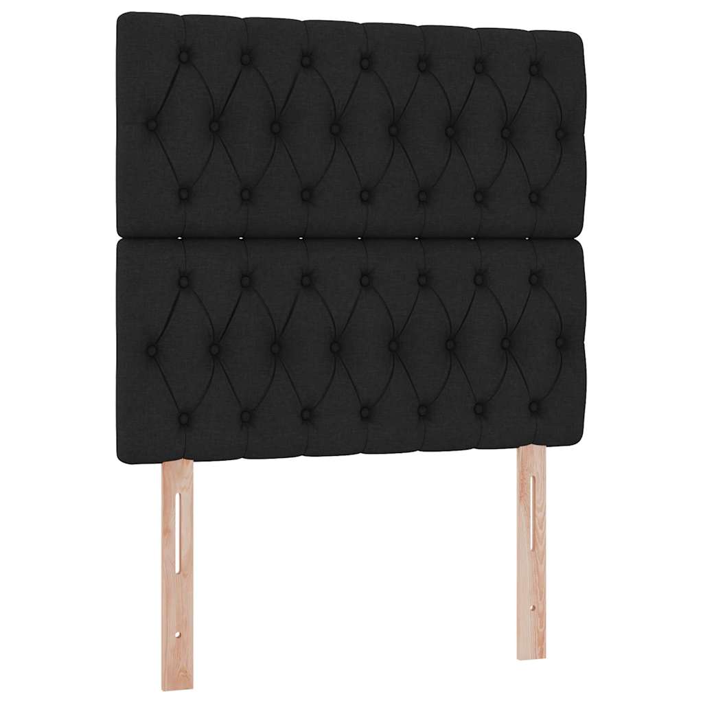 Krevet s prostorom za pohranu s LED-om Crna 100 x 200 cm