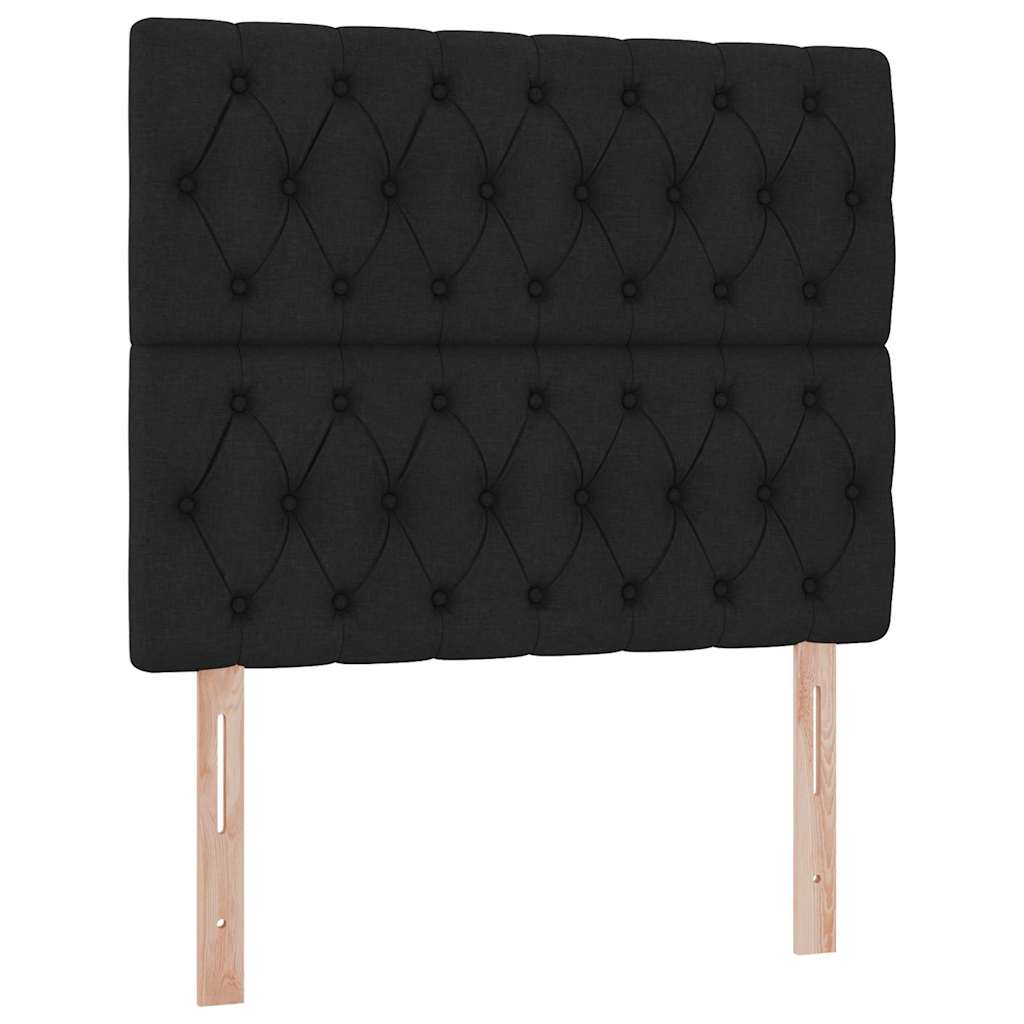 Krevet s prostorom za pohranu s LED-om Crna 120 x 200 cm