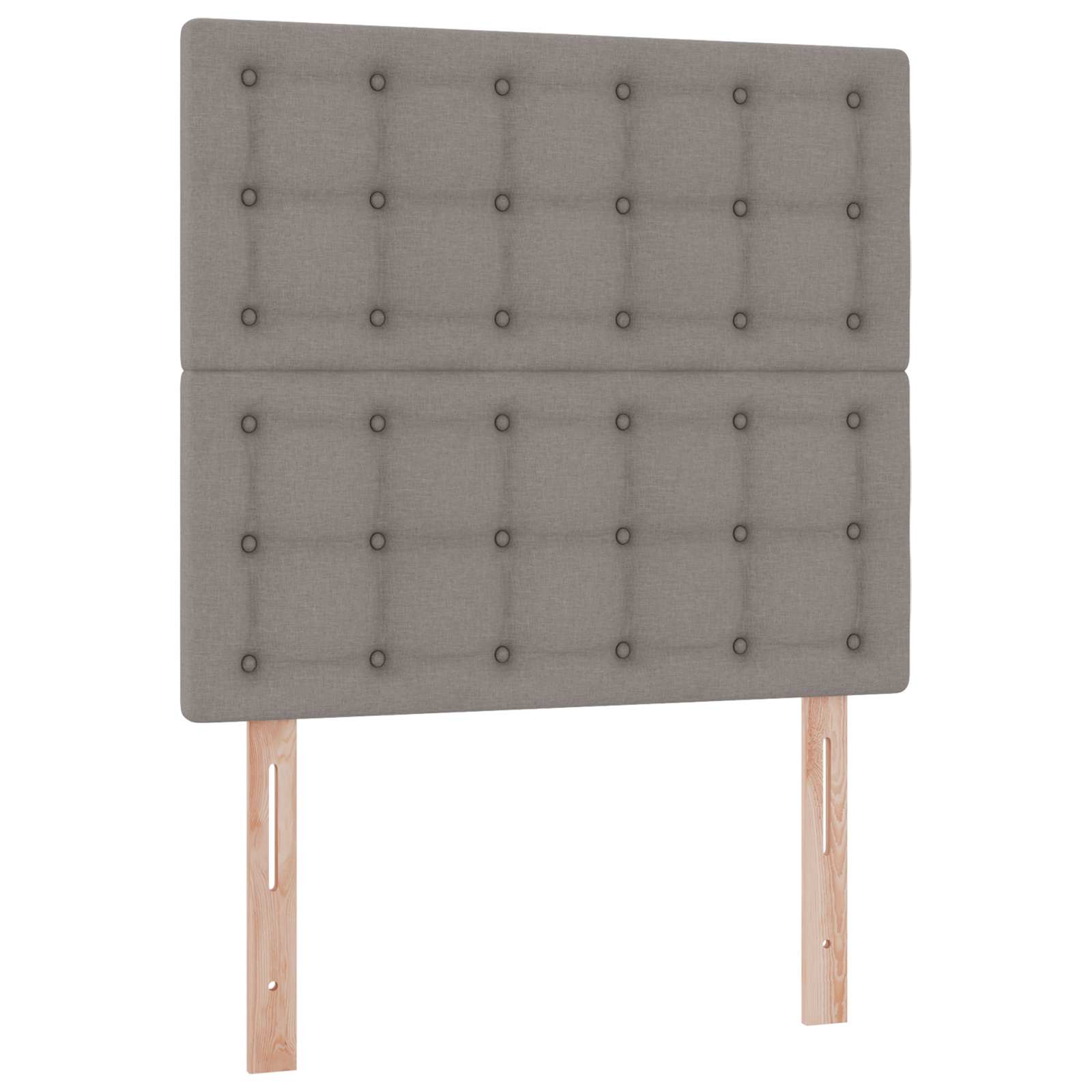 Krevet s prostorom za pohranu s LED-om Sivo-smeđa 90 x 200 cm