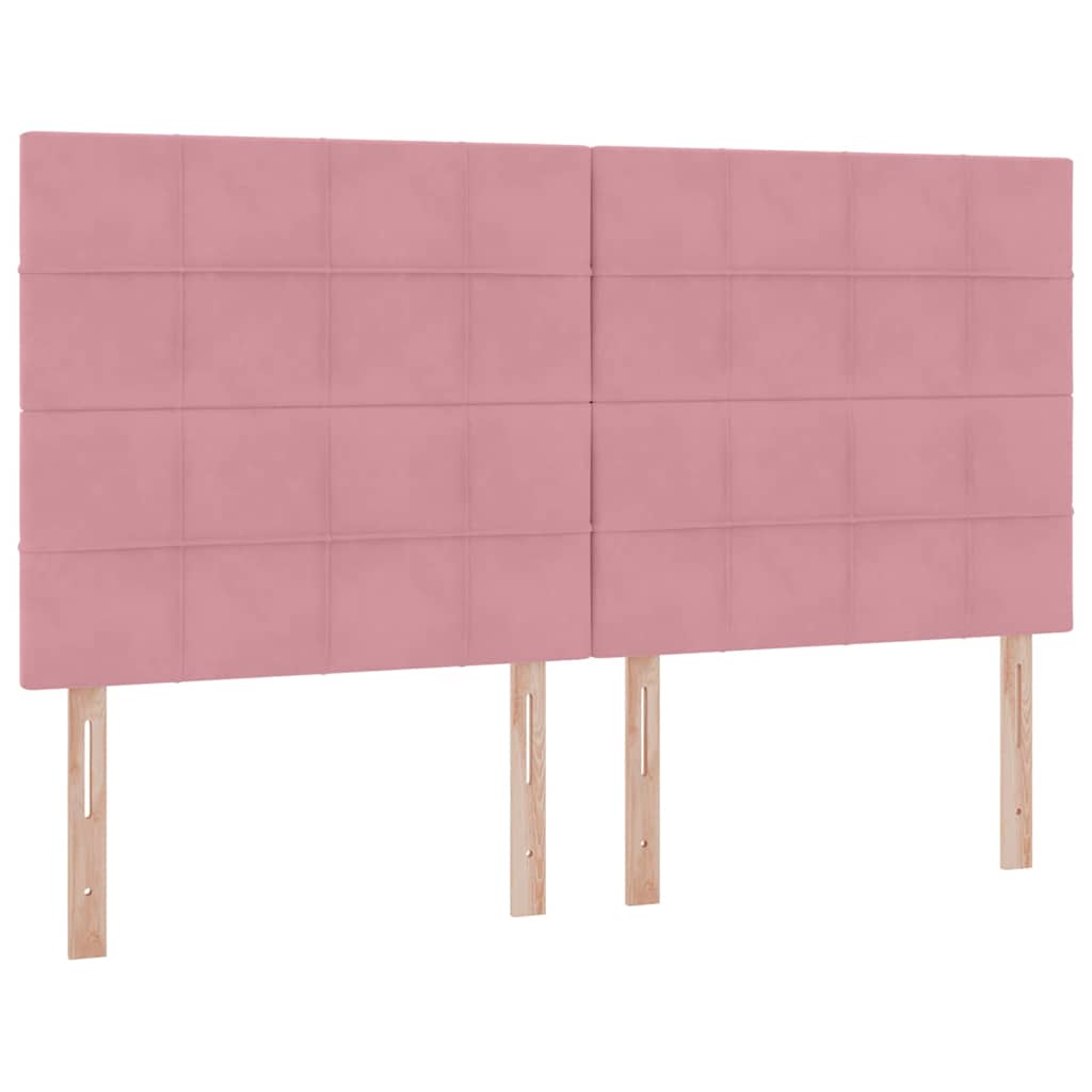 Krevet s prostorom za pohranu s LED-om Ružičasta 160 x 200 cm