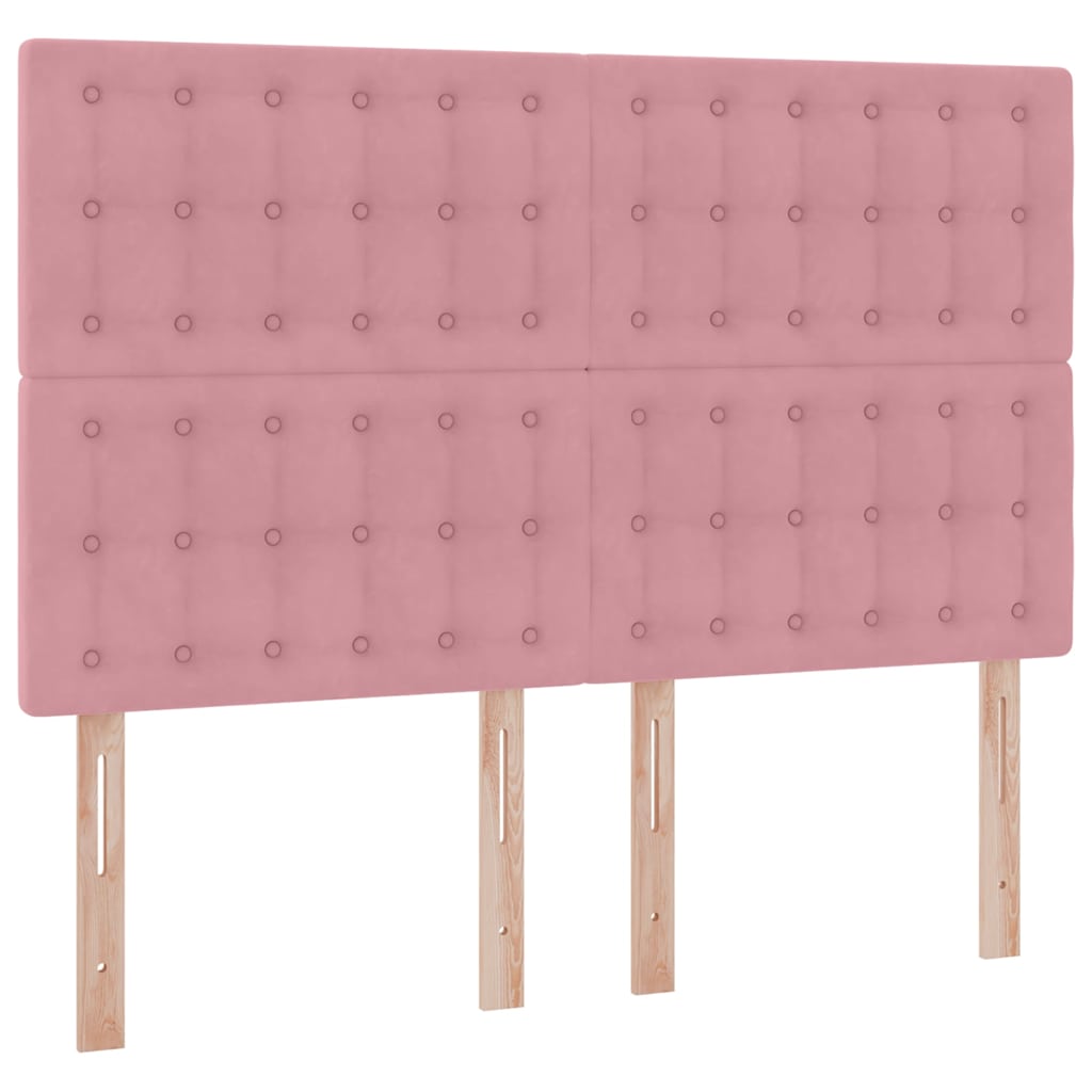 Krevet s prostorom za pohranu s LED-om Ružičasta 140 x 190 cm