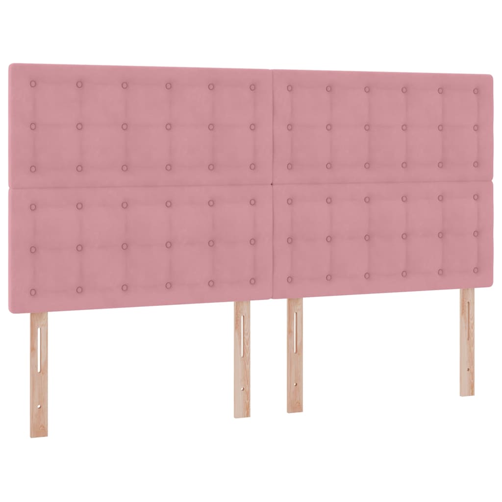 Krevet s prostorom za pohranu s LED-om Ružičasta 160 x 200 cm