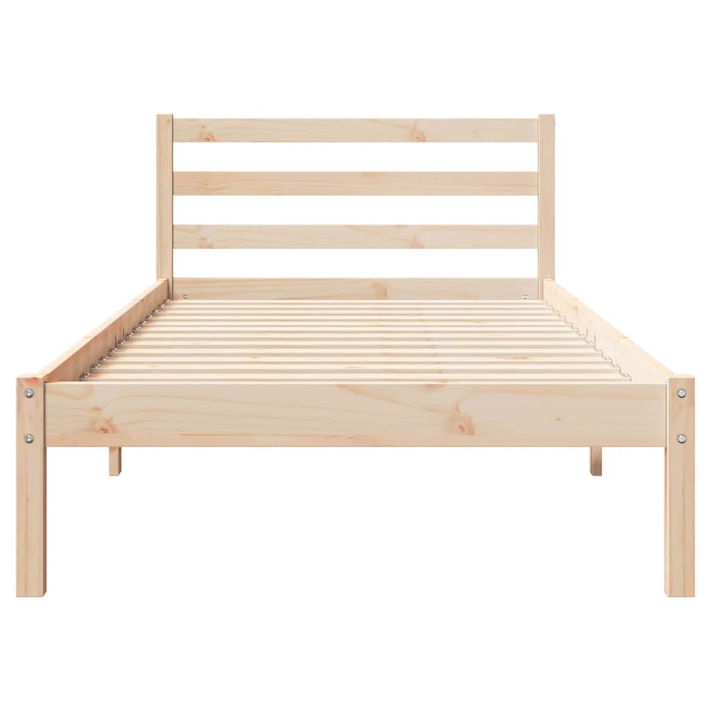 Krevetna konstrukcija Smeđa 215,5 x 105,5 x 69,5 cm