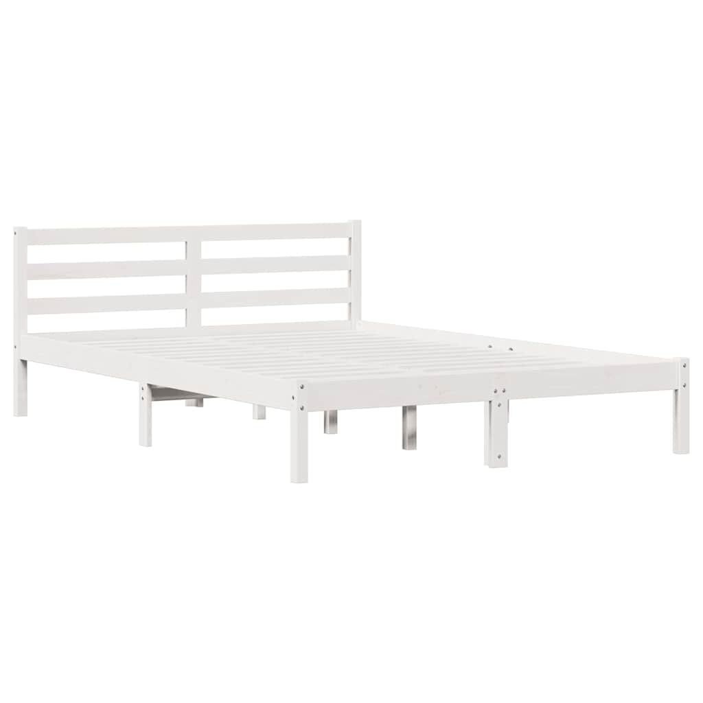 Krevetna konstrukcija Bijelo 215,5 x 165,5 x 69,5 cm