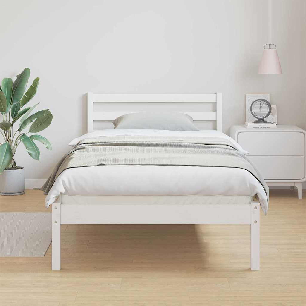 Krevetna konstrukcija Bijelo 225,5 x 95,5 x 69,5 cm