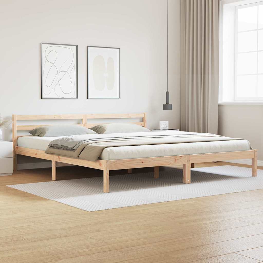 Krevetna konstrukcija Smeđa 225,5 x 205,5 x 69,5 cm