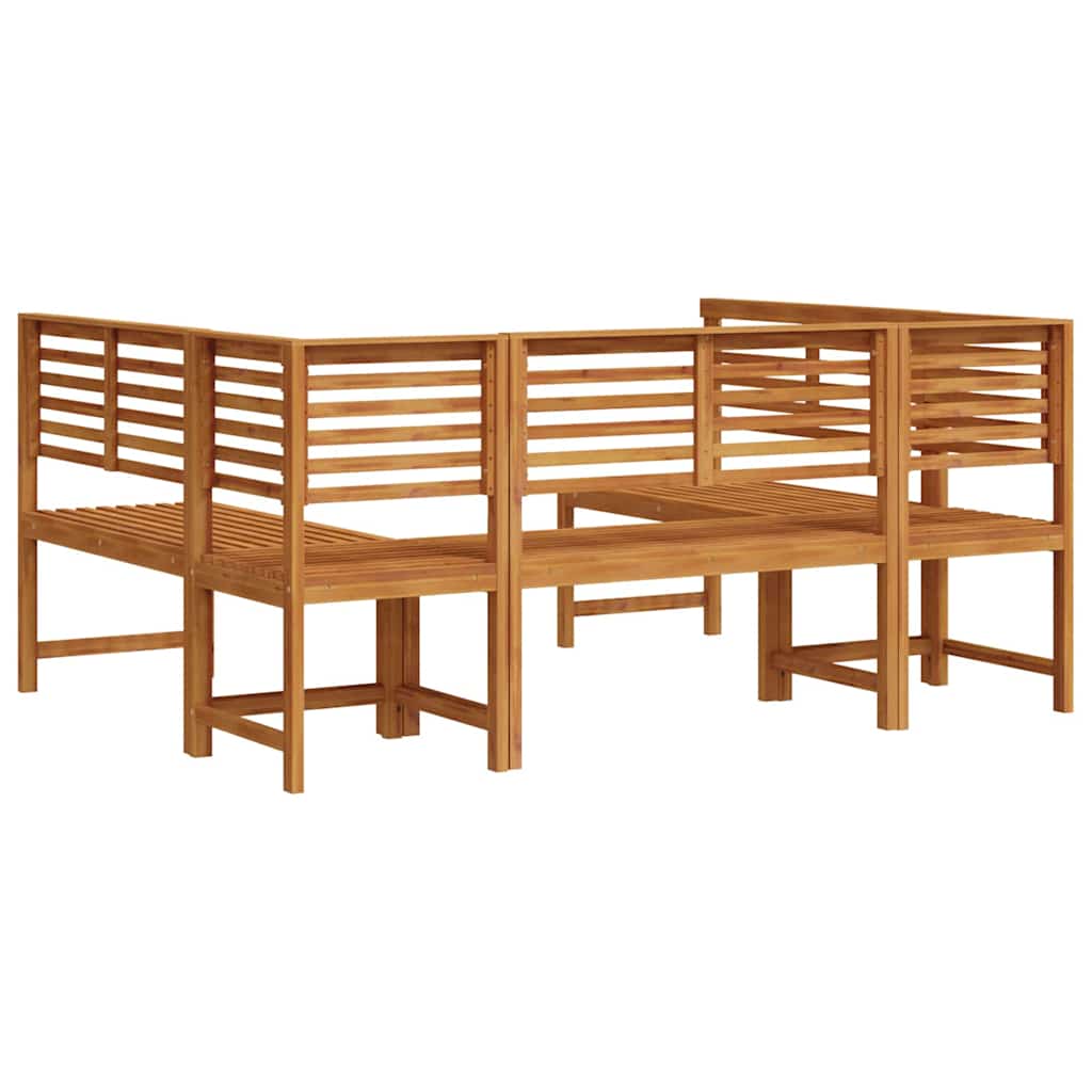 Set vrtne klupe 5 pcs Smeđa Čvrsto drvo akacije