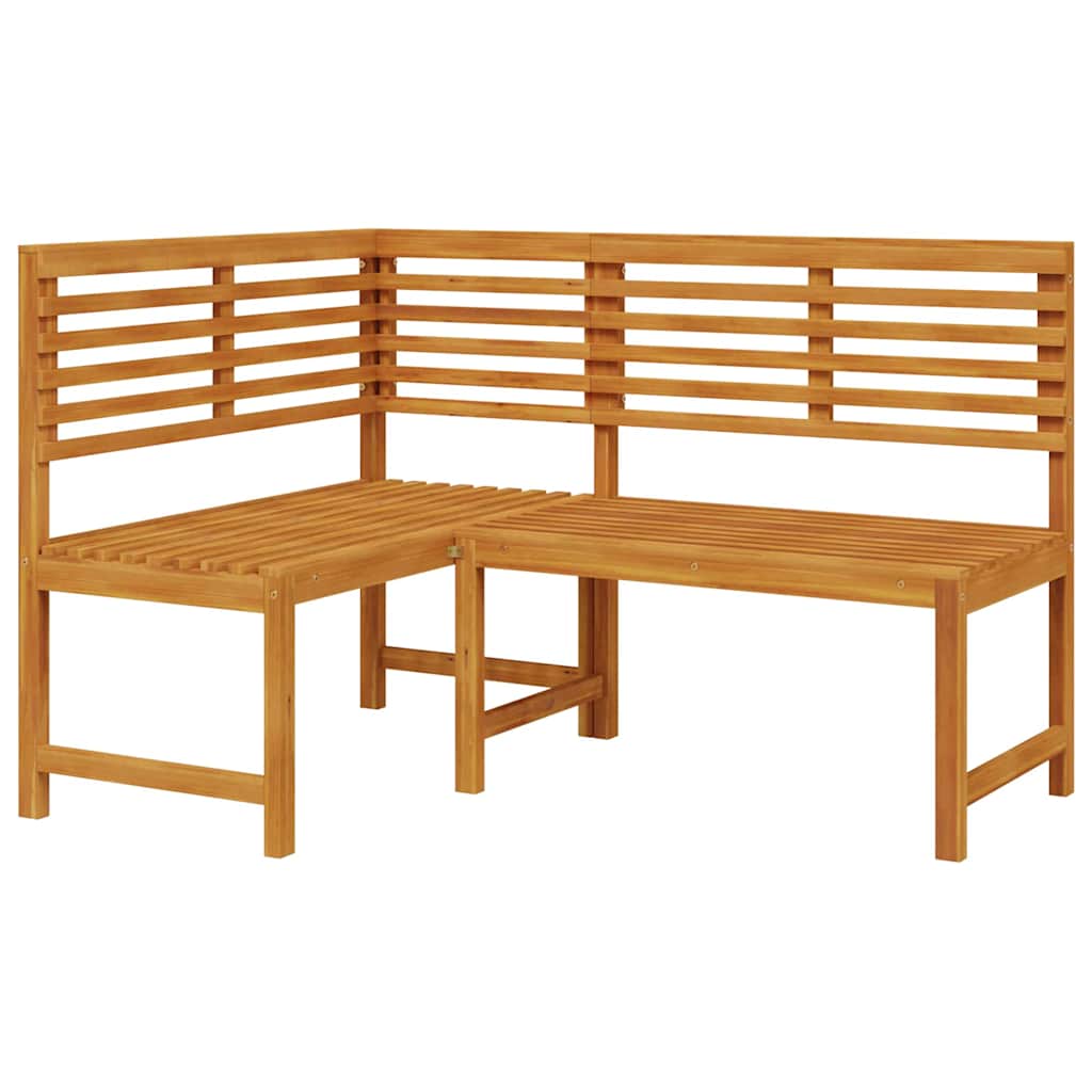 Set vrtne klupe 4 pcs Smeđa Čvrsto drvo akacije