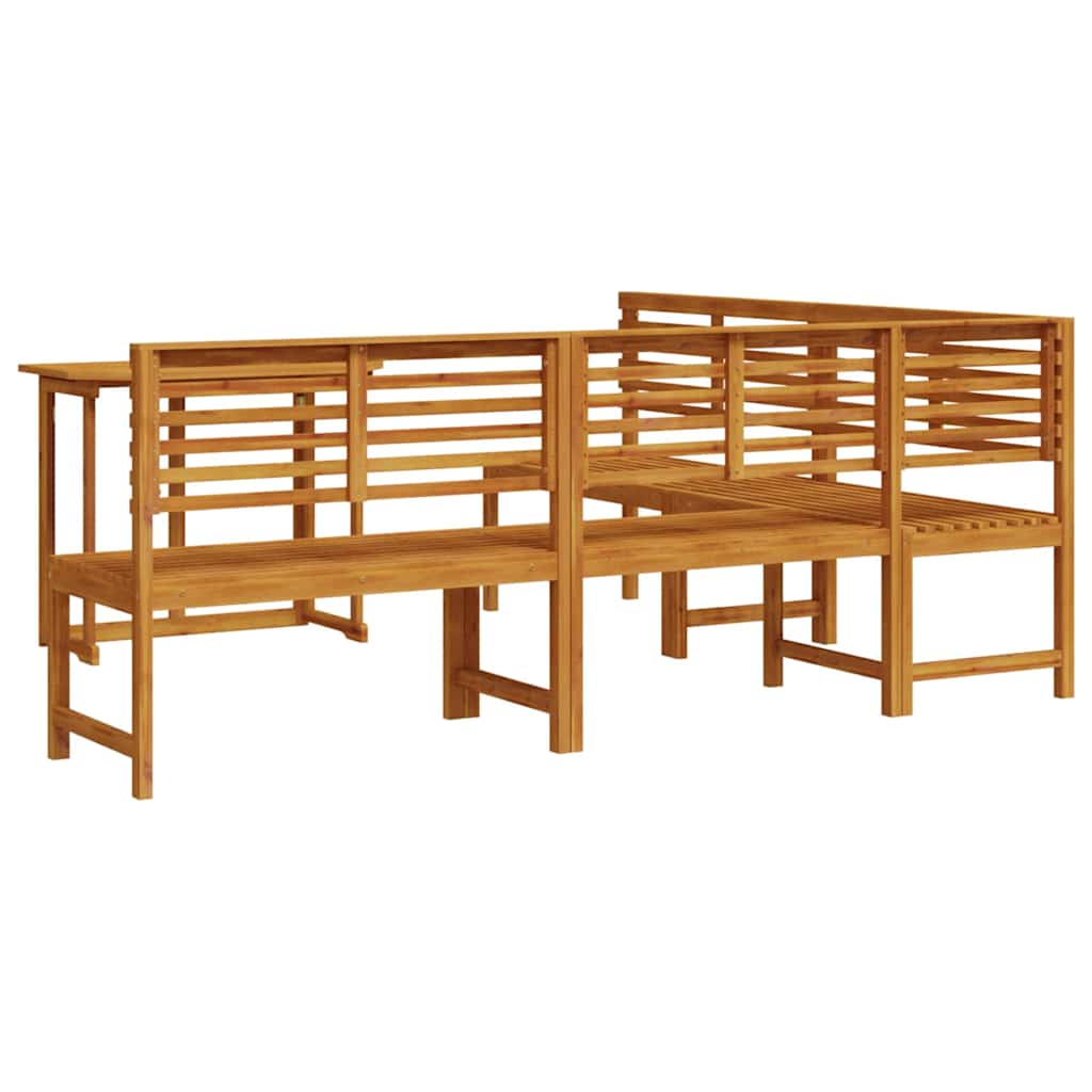 Set vrtne klupe 4 pcs Smeđa Čvrsto drvo akacije