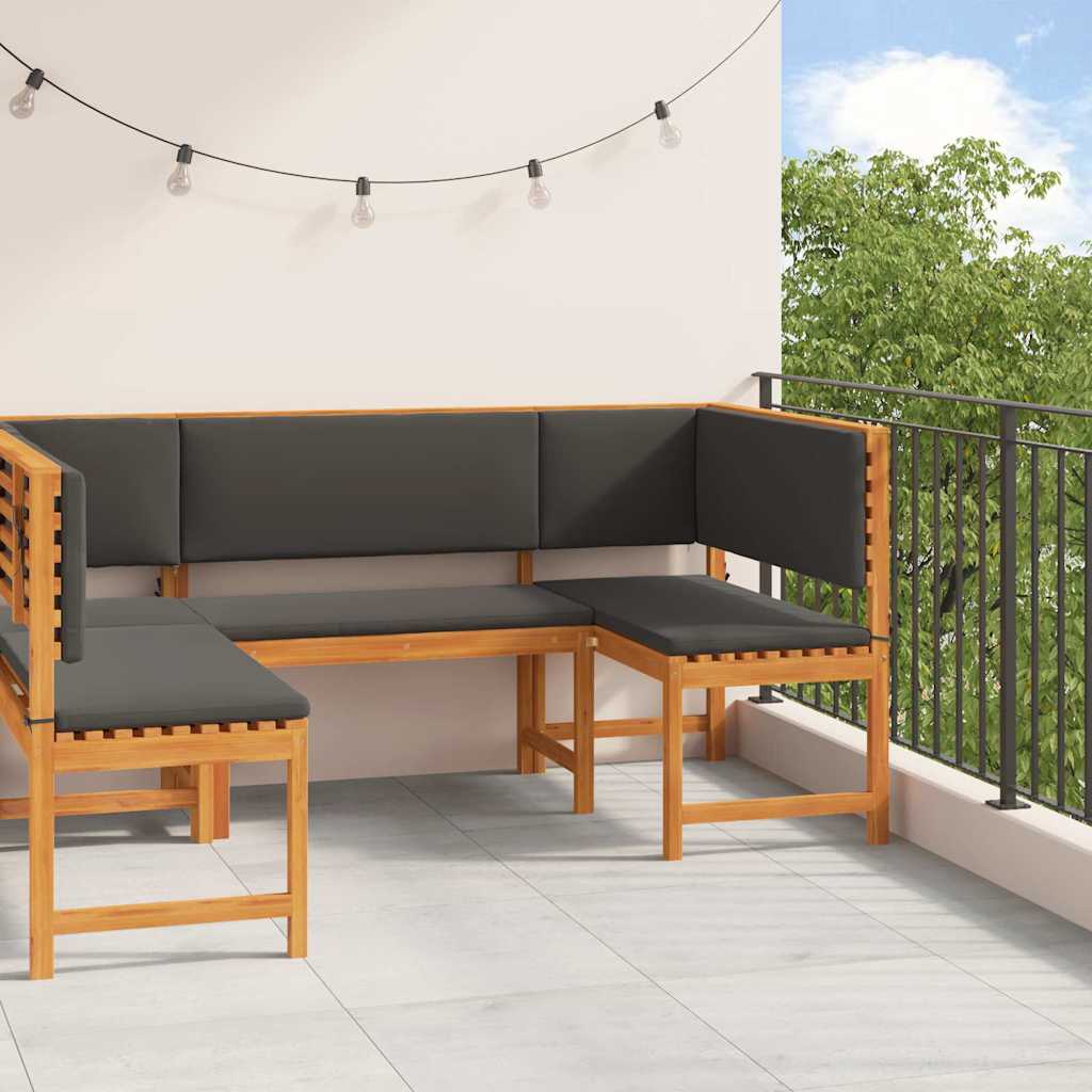 Set vrtne klupe 3 pcs Smeđa Čvrsto drvo akacije