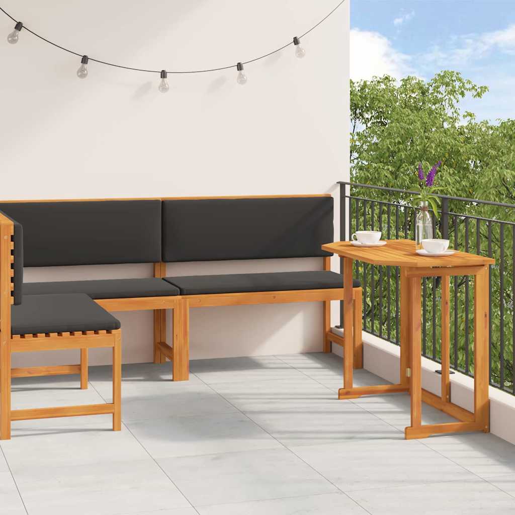 Set vrtne klupe 3 pcs Smeđa Čvrsto drvo akacije