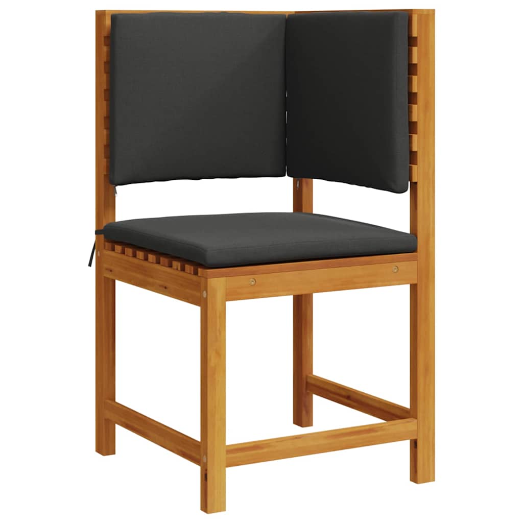 Bistro set za vrt 6 pcs Smeđa Čvrsto drvo akacije