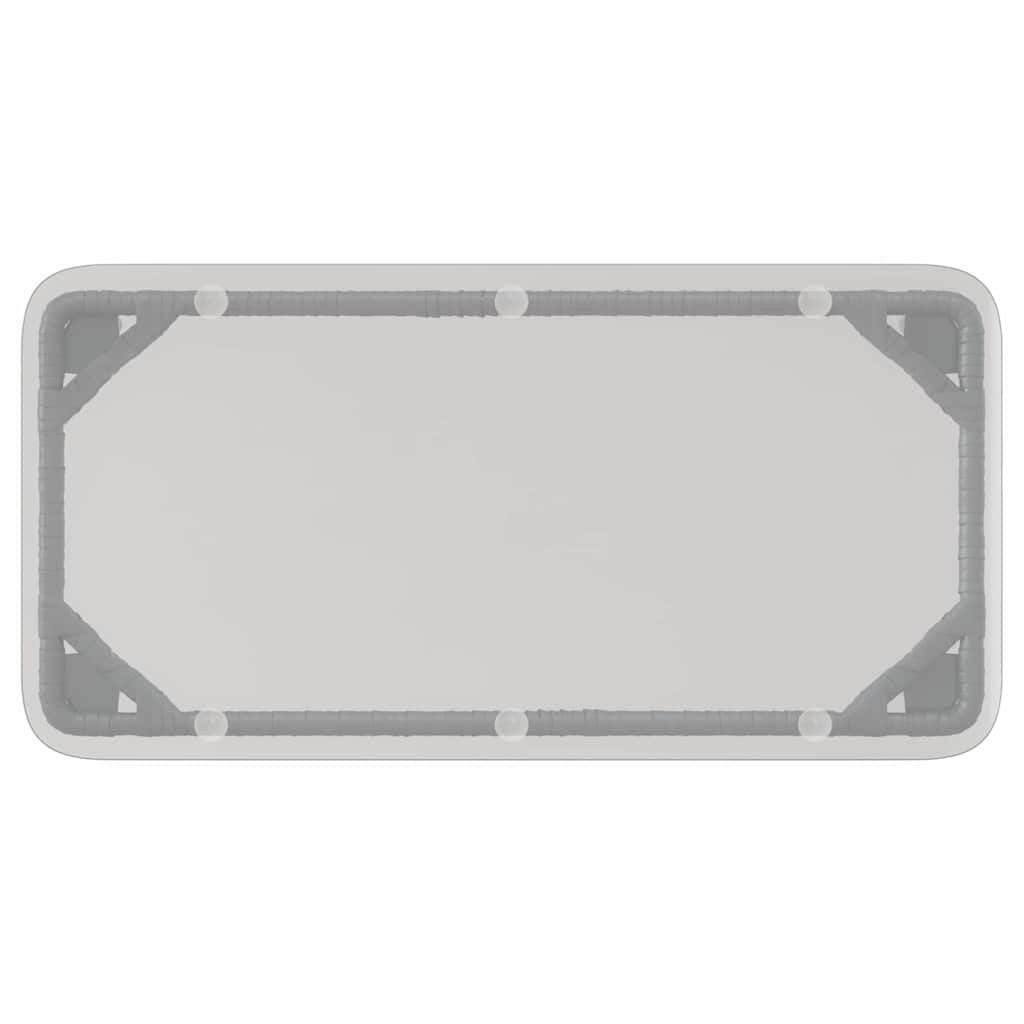 Stol za vrt Crna 80 x 40 x 45 cm poliratan