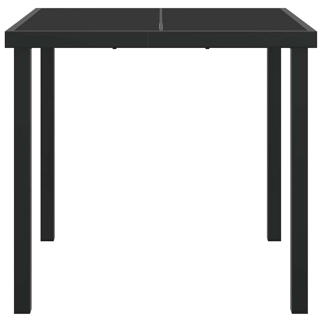 Stol za vrt Crna 80 x 80 x 73 cm Metal