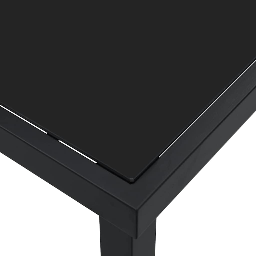 Stol za vrt Crna 140 x 70 x 73 cm Metal