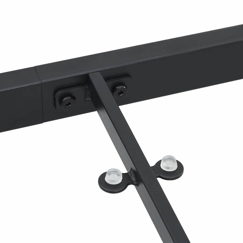 Stol za vrt Crna 160 x 80 x 73 cm Metal