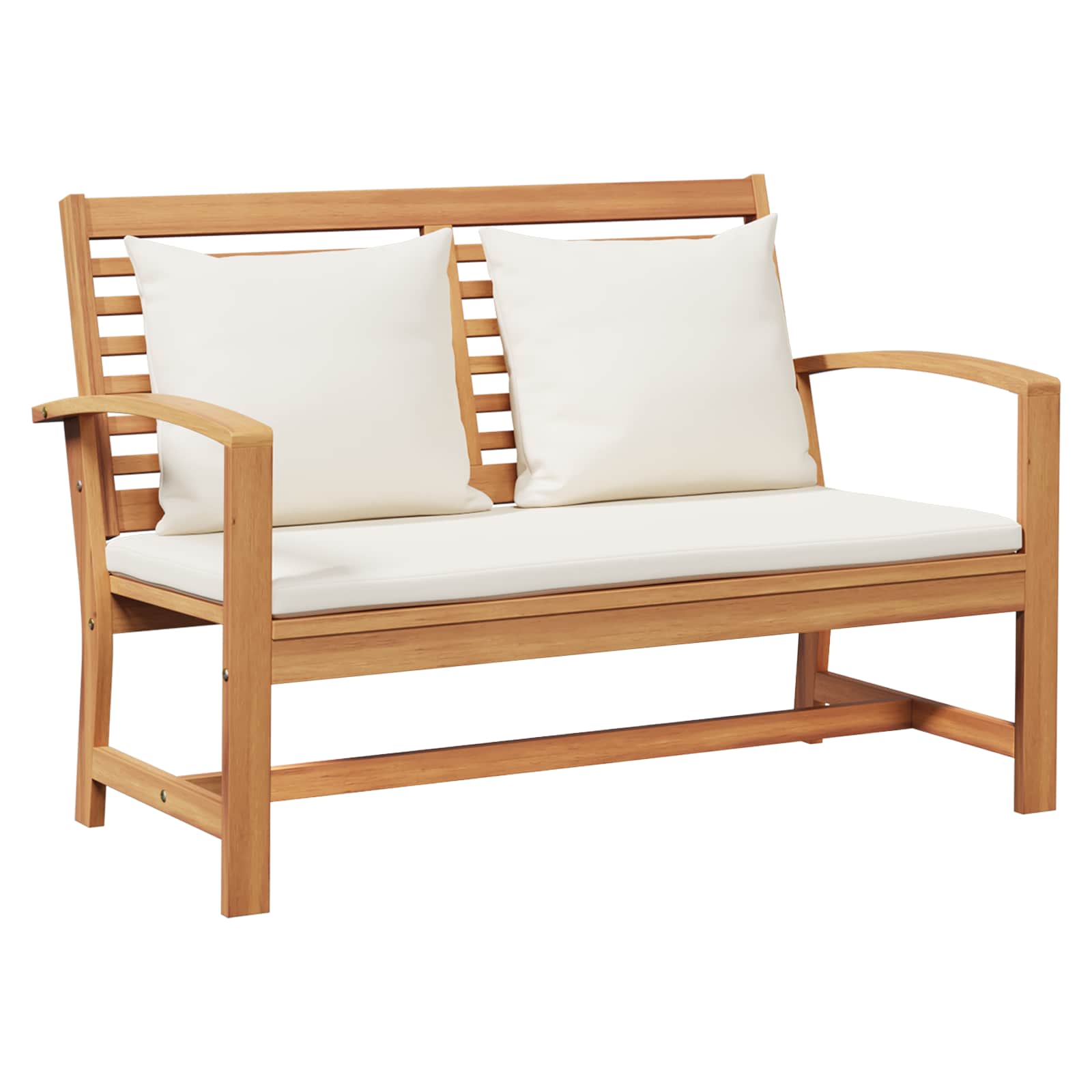 Sjedeća garnitura za vrt 3 pcs Prirodna Čvrsto teak drvo