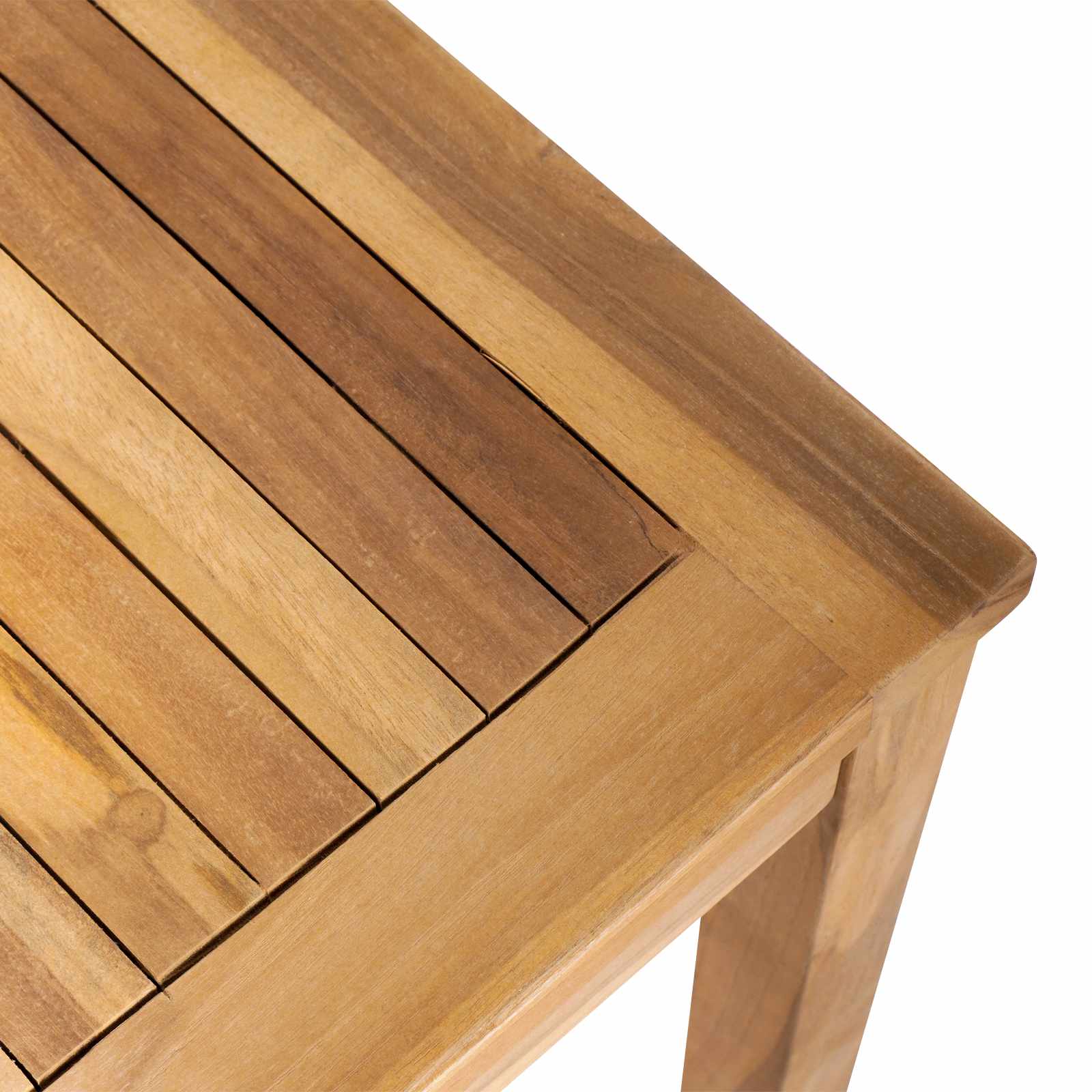Sjedeća garnitura za vrt 3 pcs Prirodna Čvrsto teak drvo