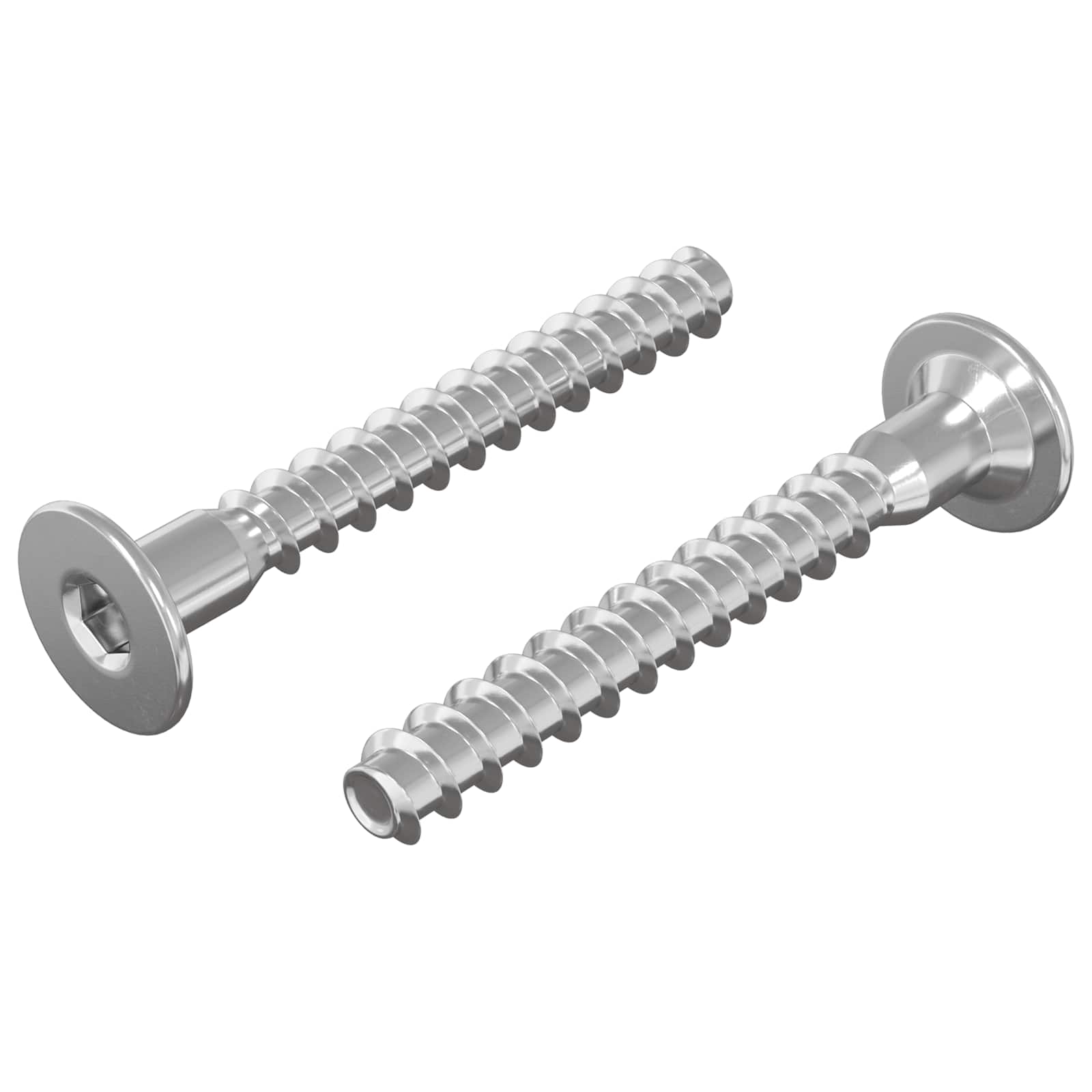 Potvrđivački vijci 2 pcs Srebrno Ø5 x 40 mm Metal