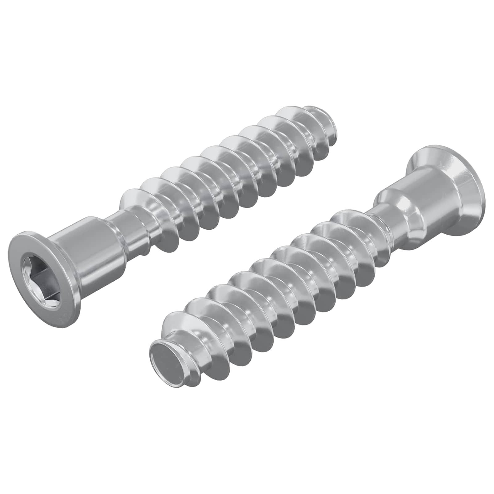 Vijak sa kapicom 2 pcs Srebrno M7 x 40 mm Čelik