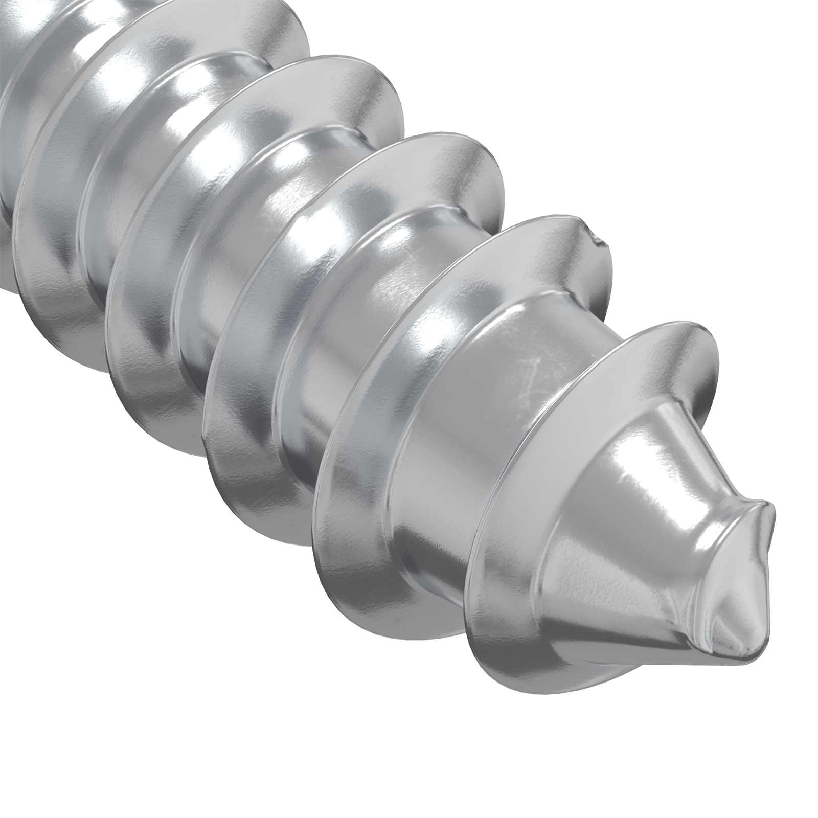 Drvene vijake 2 pcs Srebrno M6 x 70 mm Čelik