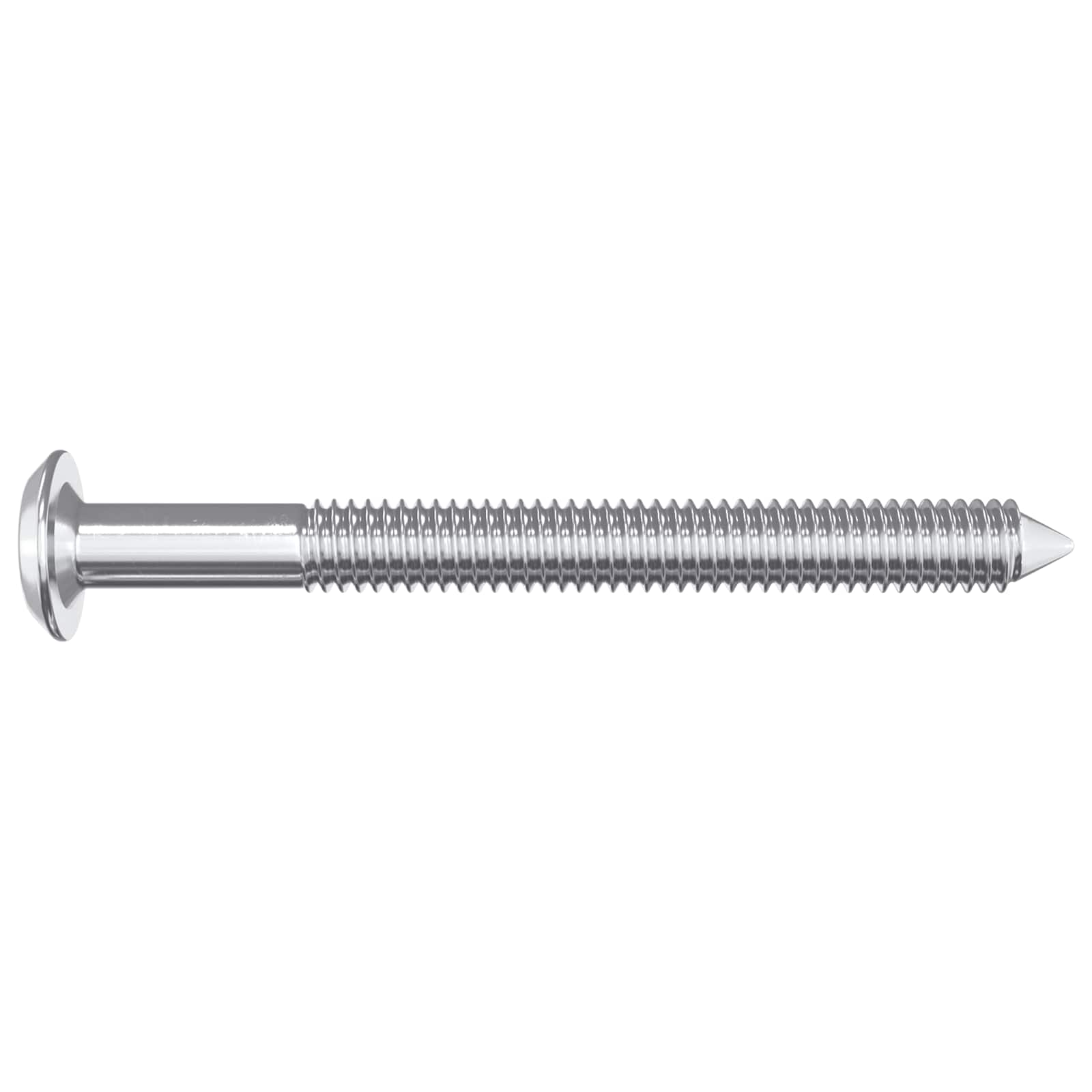 Namještajni vijci 2 pcs Srebrno M6 x 60 mm Čelik