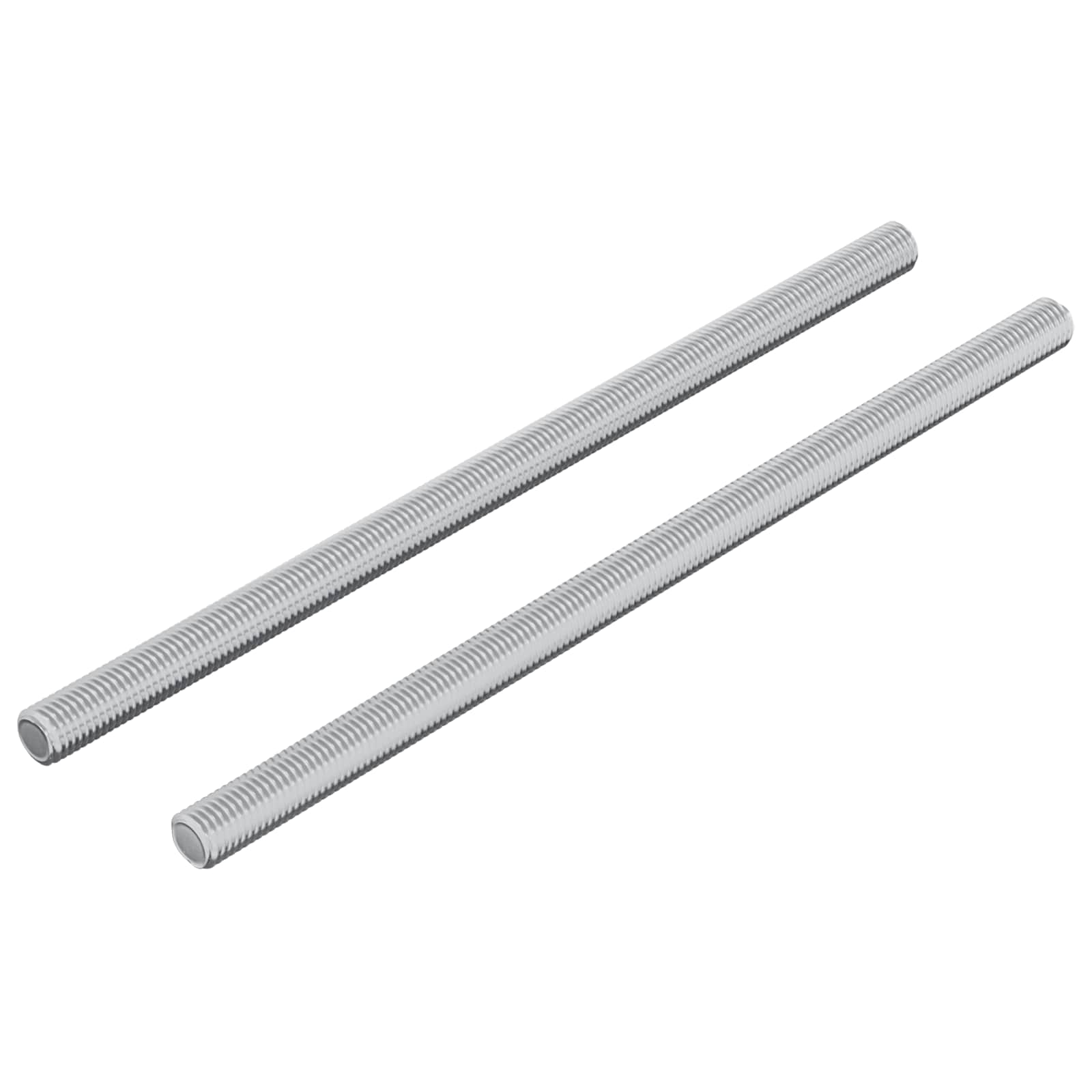 Navojni štap 2 pcs Srebrno 6 x 120 mm Čelik