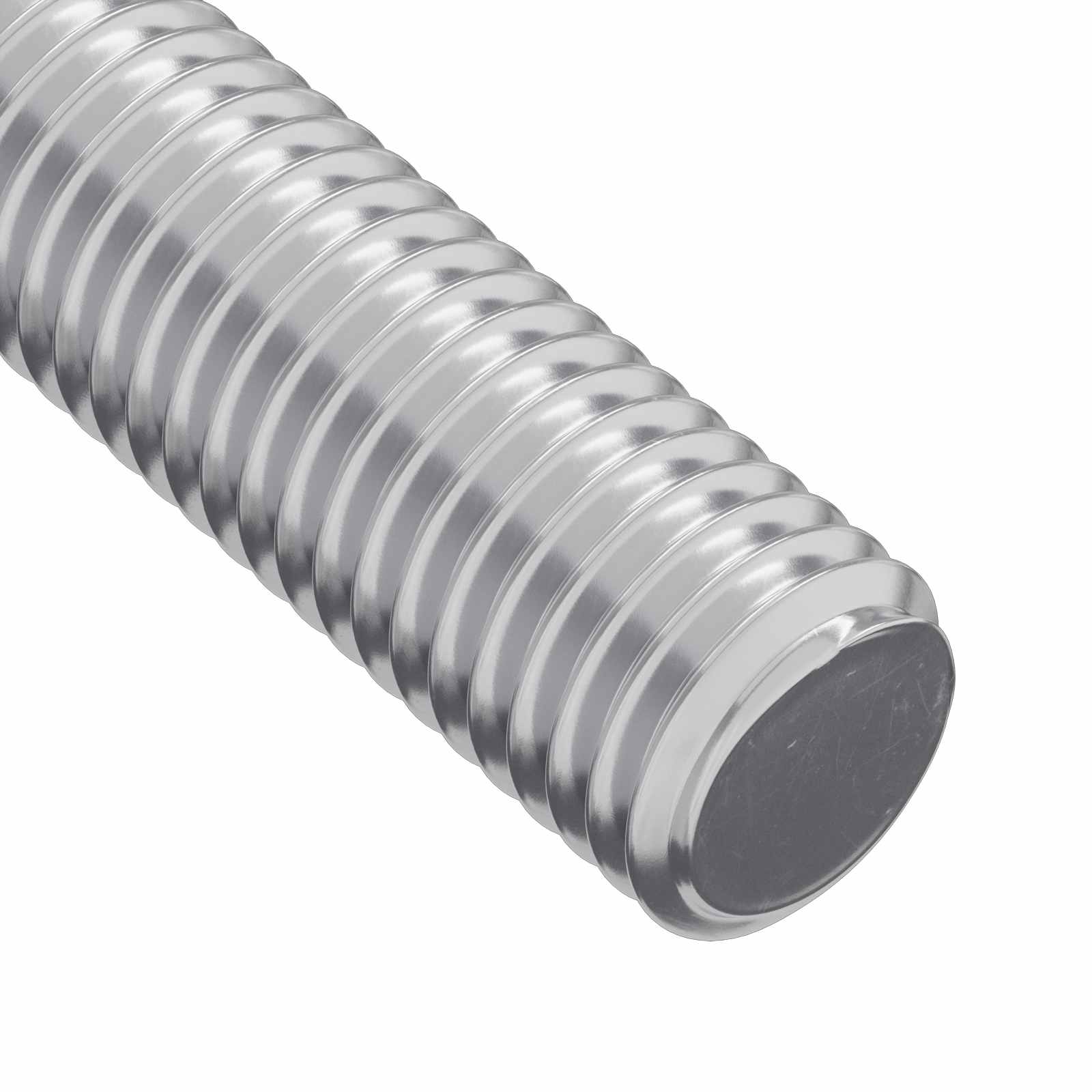 Navojni štap 12 pcs Srebrno 6 x 120 mm Čelik