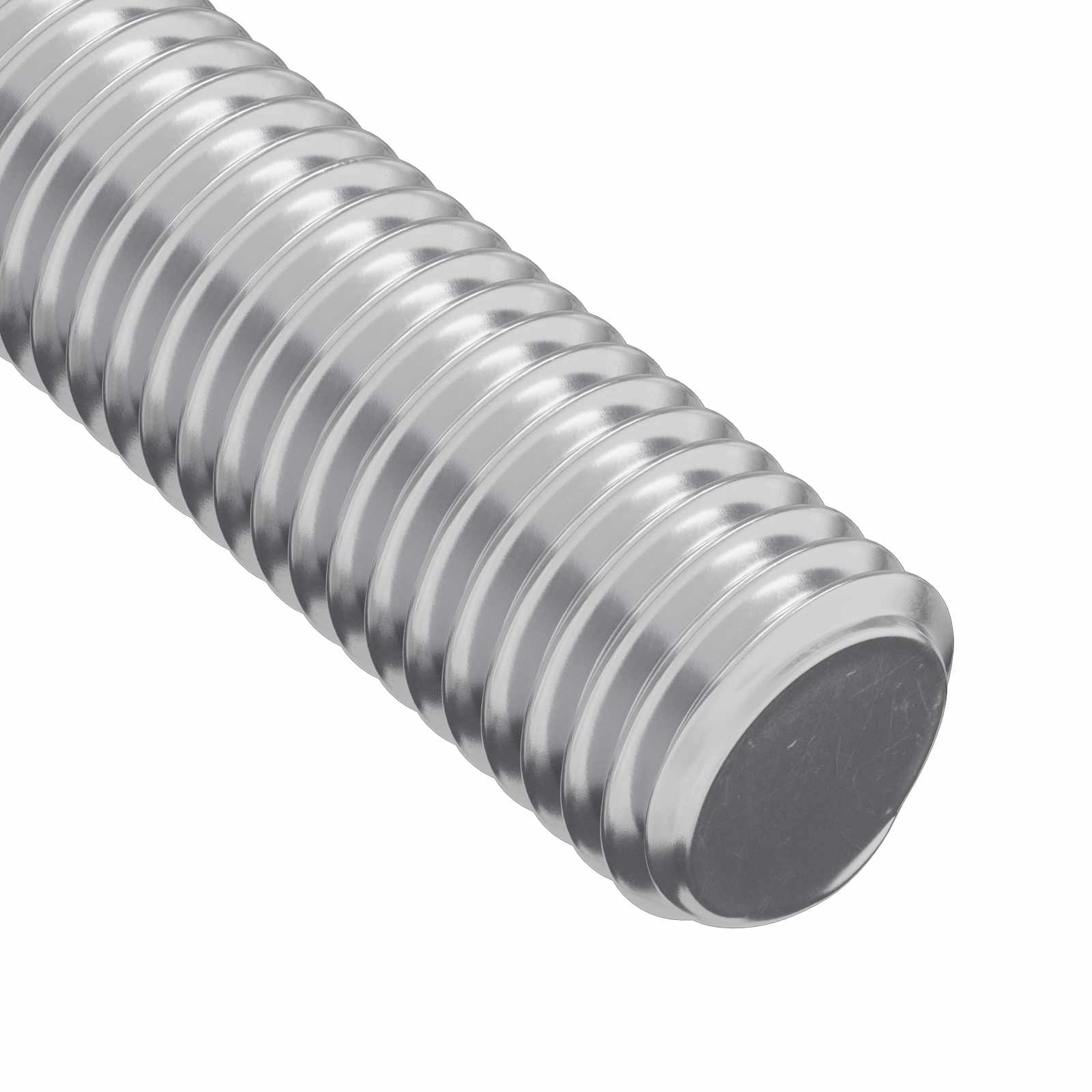 Navojni štap 2 pcs Srebrno 6 x 135 mm Čelik