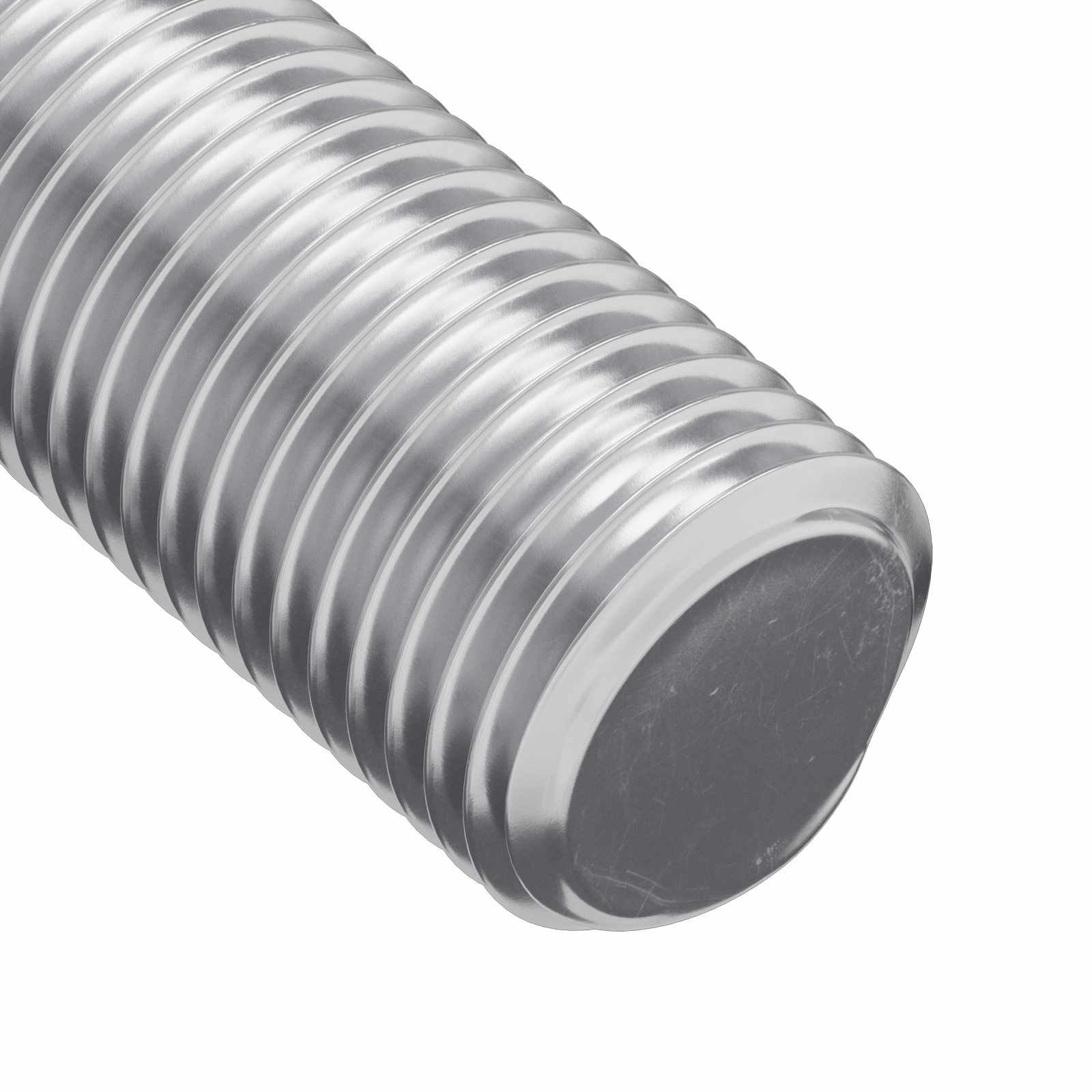 Navojni štap 12 pcs Srebrno 8 x 55 mm Čelik