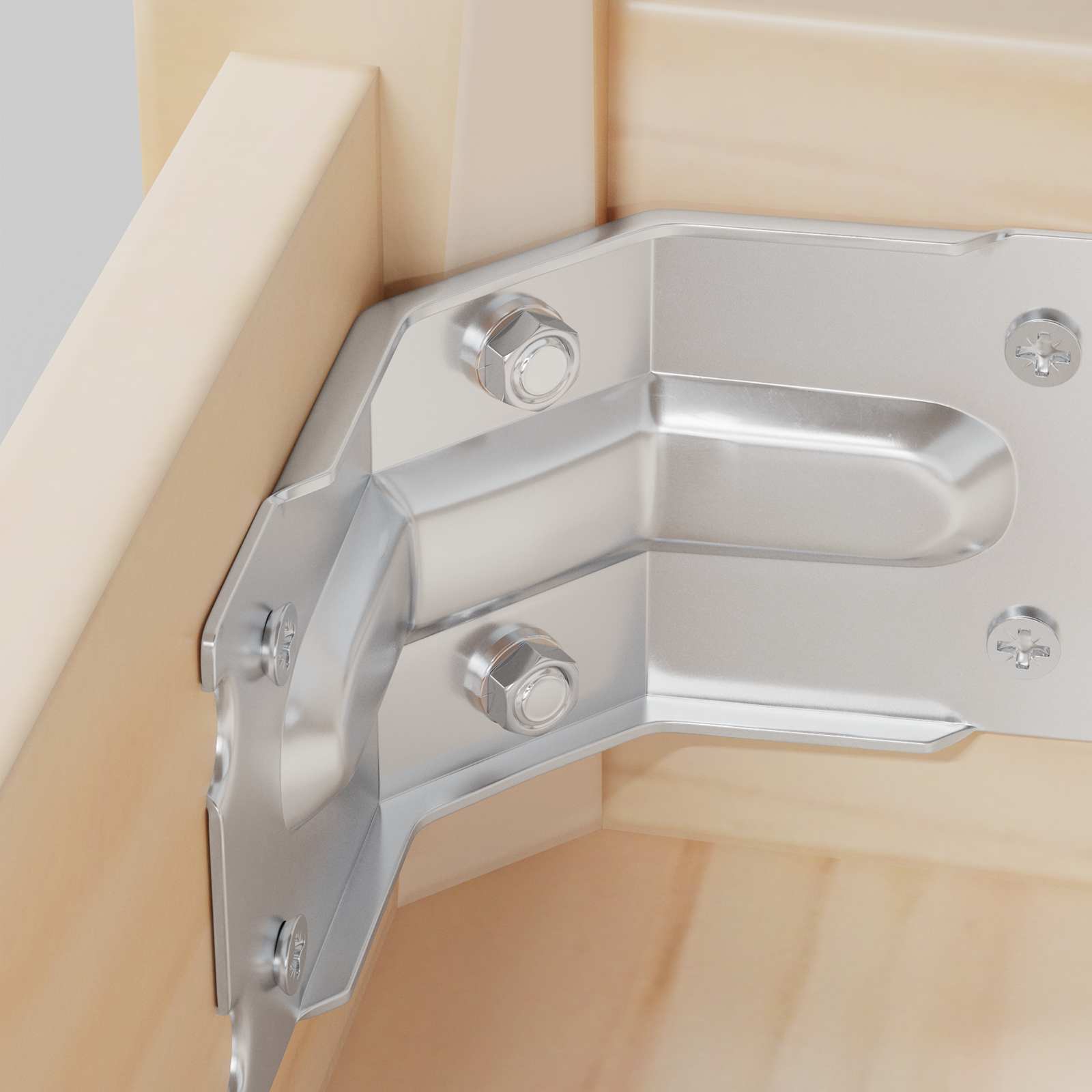 Šesterokutna matica 23377 pcs Srebrno Metal